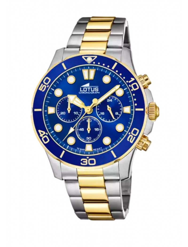 MONTRE LOTUS EXCELLENTE HOMME AVEC CADRAN BLEU