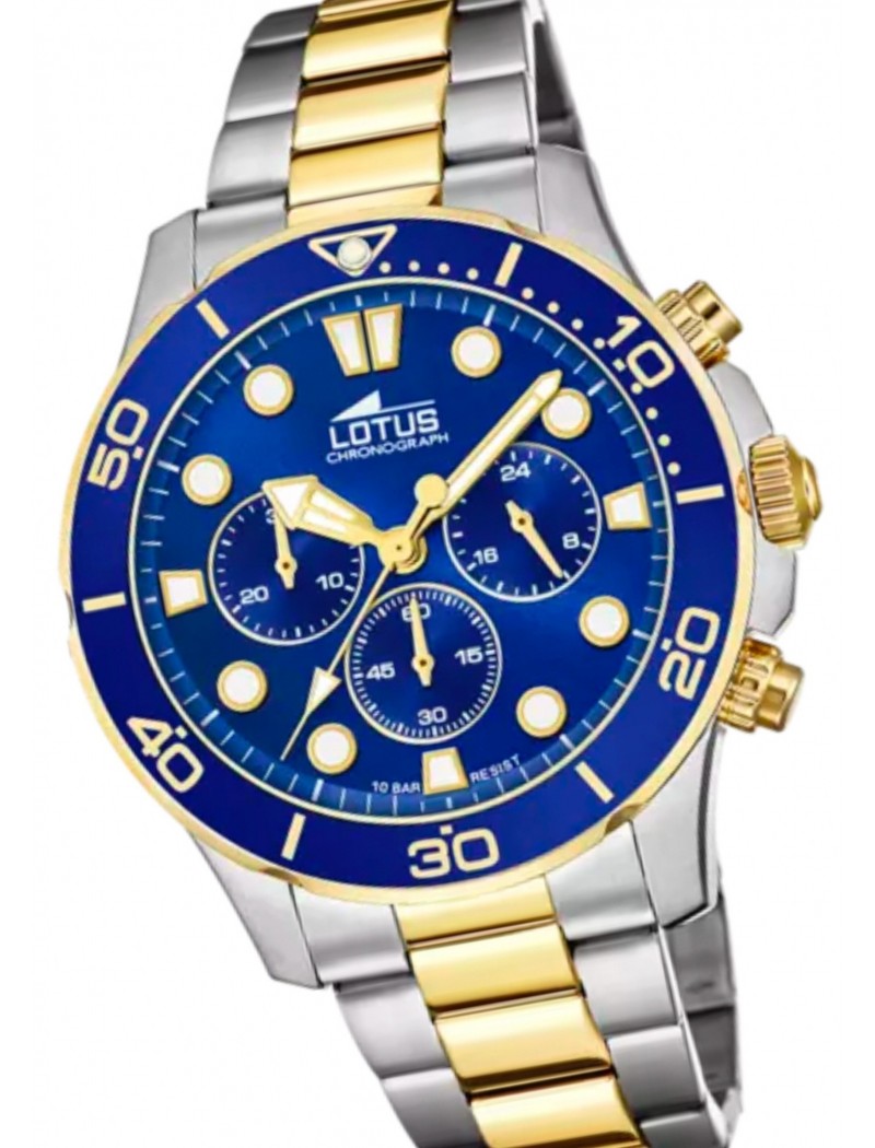 MONTRE LOTUS EXCELLENTE HOMME AVEC CADRAN BLEU