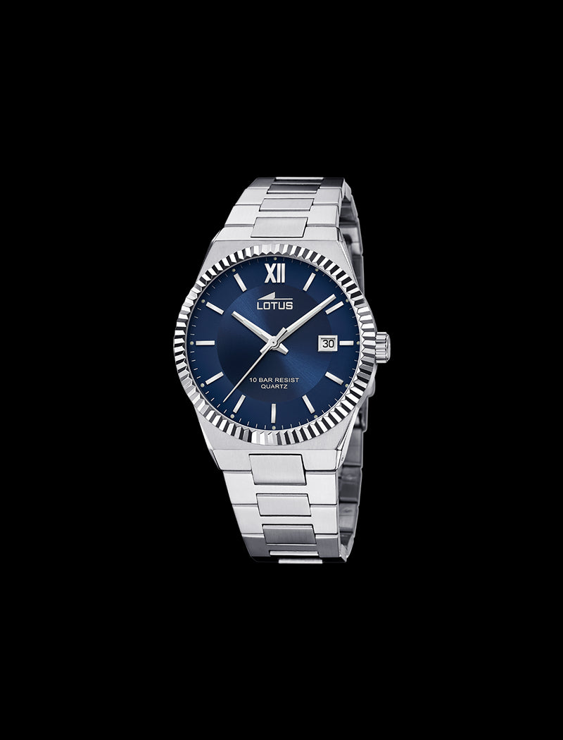 MONTRE LOTUS FREEDOM POUR HOMMES AVEC CADRAN BLEU