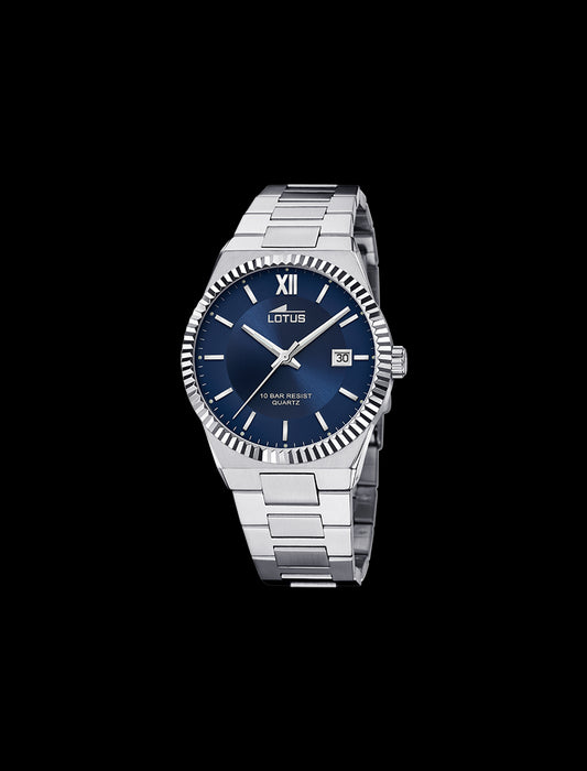 MONTRE LOTUS FREEDOM POUR HOMMES AVEC CADRAN BLEU