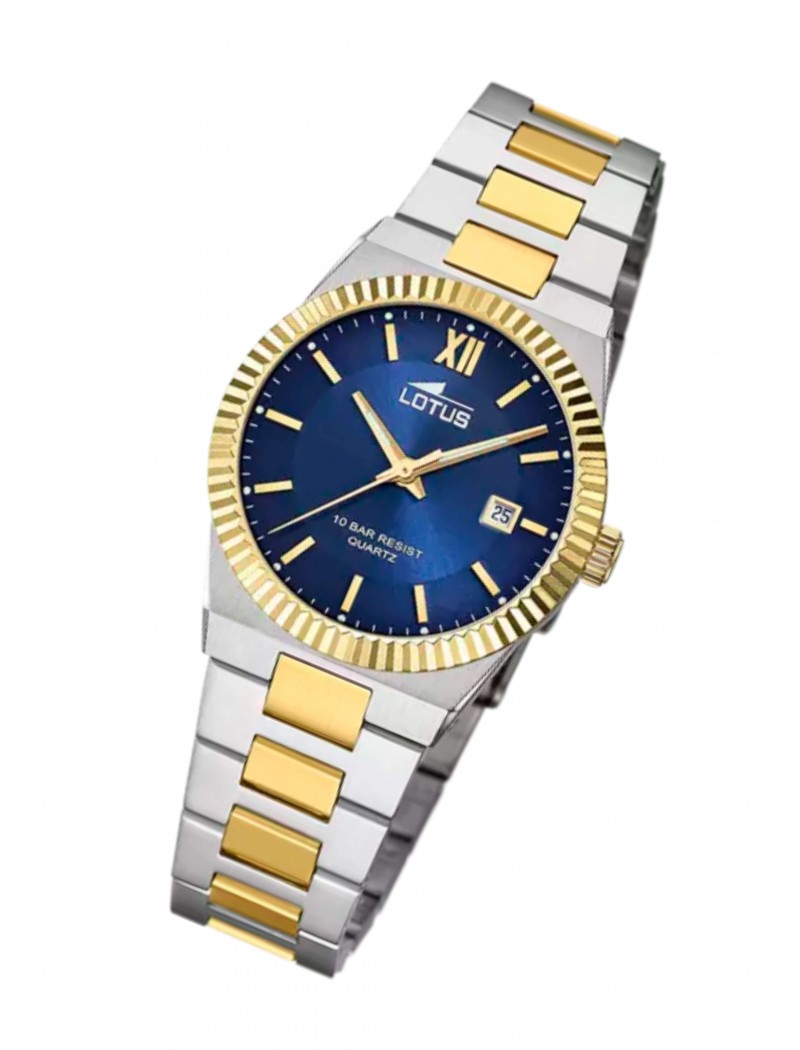 MONTRE FEMME LOTUS FREEDOM AVEC CADRAN BLEU