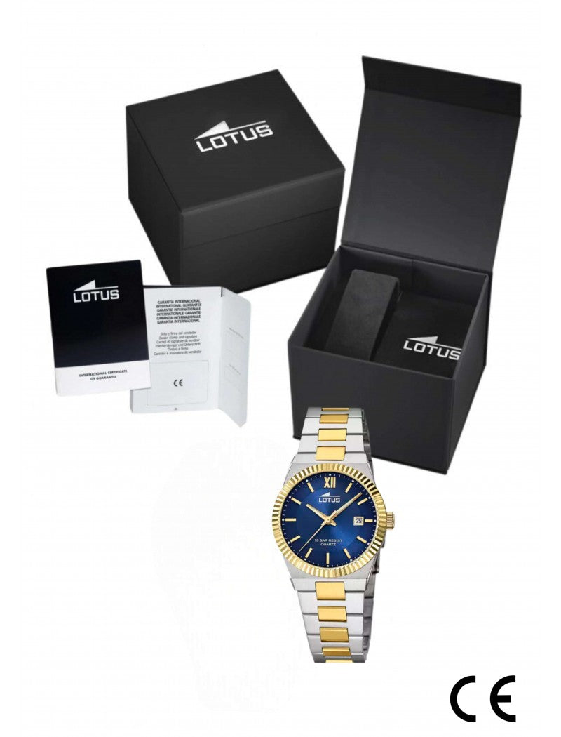 MONTRE FEMME LOTUS FREEDOM AVEC CADRAN BLEU