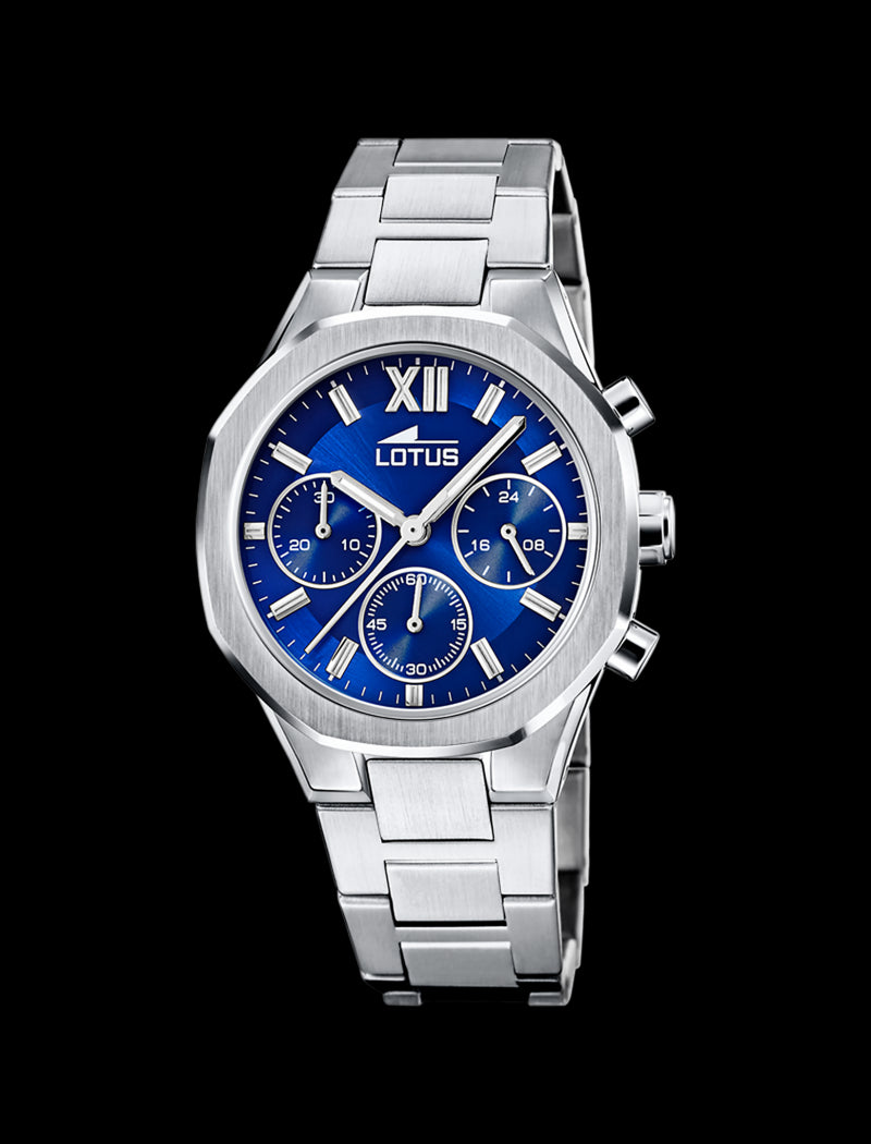 MONTRE BLEU, BRACELET EN ACIER INOXYDABLE 316L, FEMME