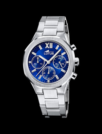 MONTRE BLEU, BRACELET EN ACIER INOXYDABLE 316L, FEMME