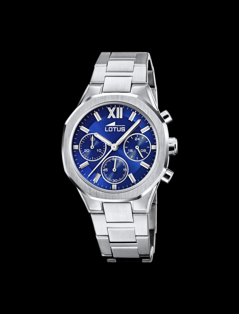 MONTRE BLEU, BRACELET EN ACIER INOXYDABLE 316L, FEMME