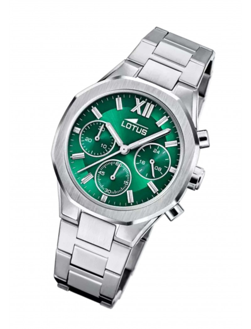 MONTRE VERT, BRACELET EN ACIER INOXYDABLE 316L, FEMME