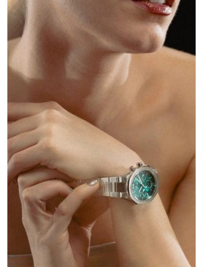 MONTRE VERT, BRACELET EN ACIER INOXYDABLE 316L, FEMME