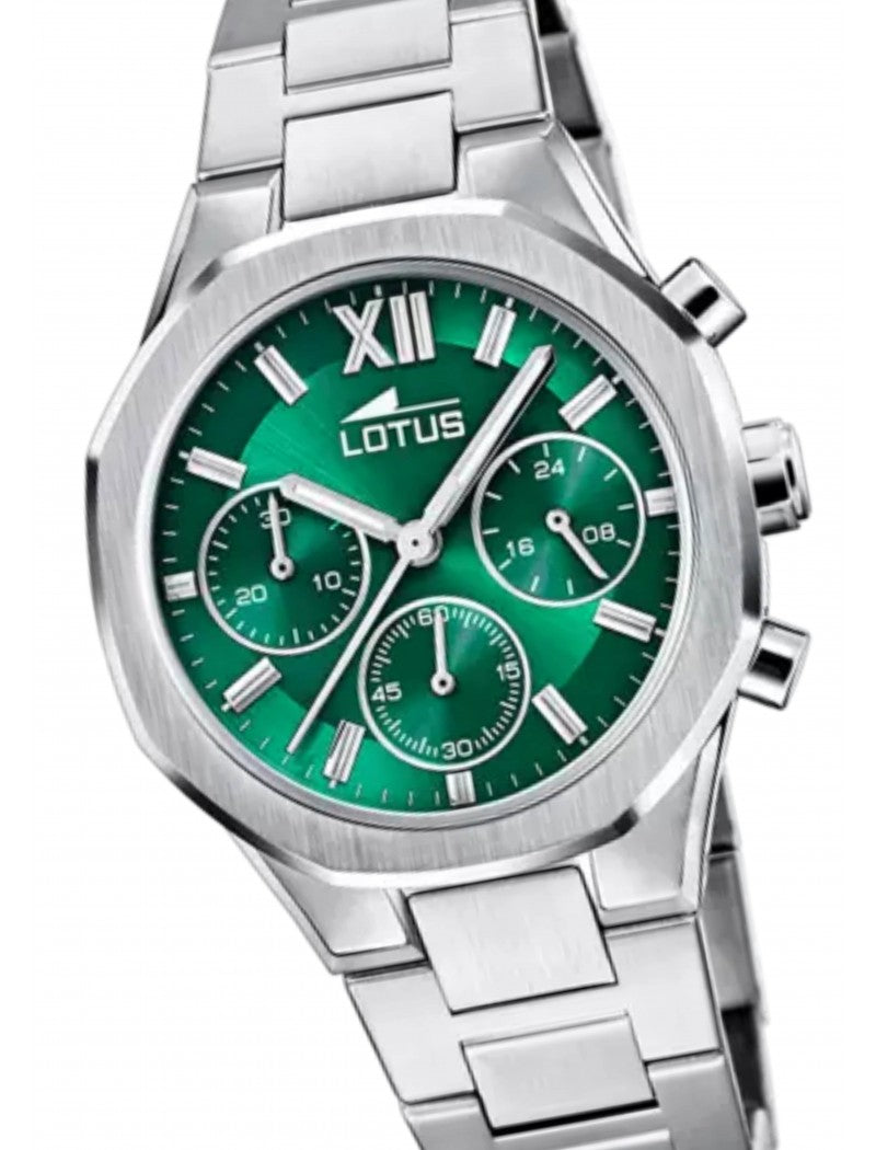 MONTRE VERT, BRACELET EN ACIER INOXYDABLE 316L, FEMME