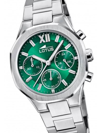 MONTRE VERT, BRACELET EN ACIER INOXYDABLE 316L, FEMME