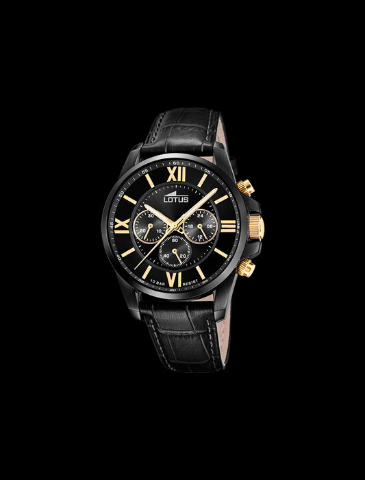 LOTUS CUIR NOIR, HOMME