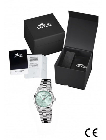 MONTRE LOTUS FREEDOM BRACELET ACIER INOXYDABLE L VERT, FEMME