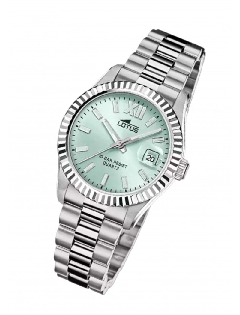 MONTRE LOTUS FREEDOM BRACELET ACIER INOXYDABLE L VERT, FEMME