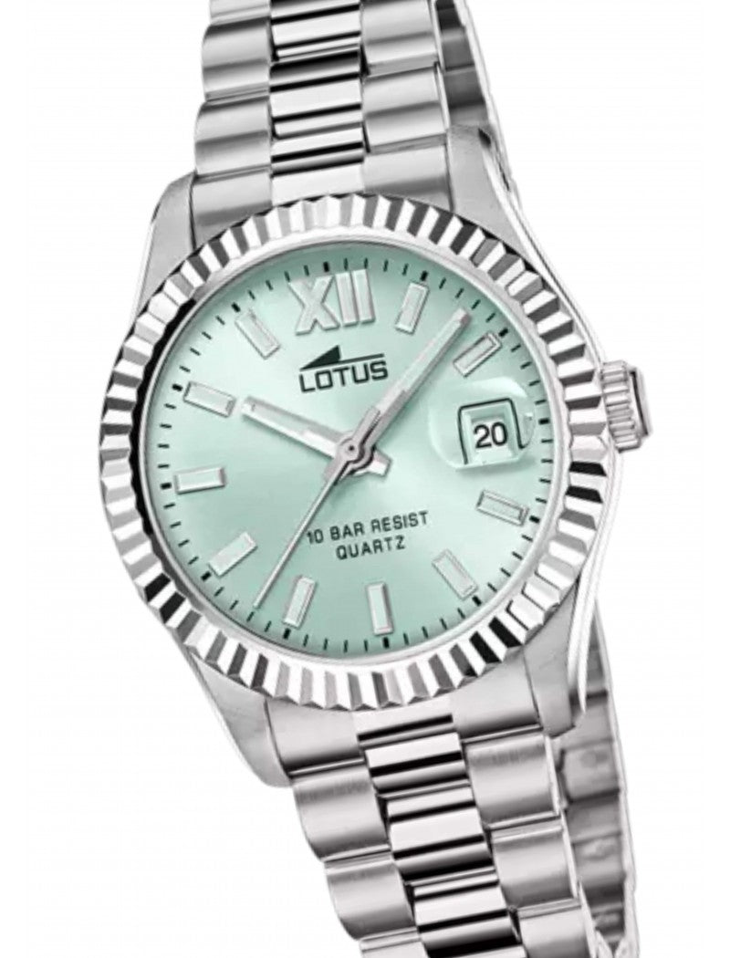 MONTRE LOTUS FREEDOM BRACELET ACIER INOXYDABLE L VERT, FEMME