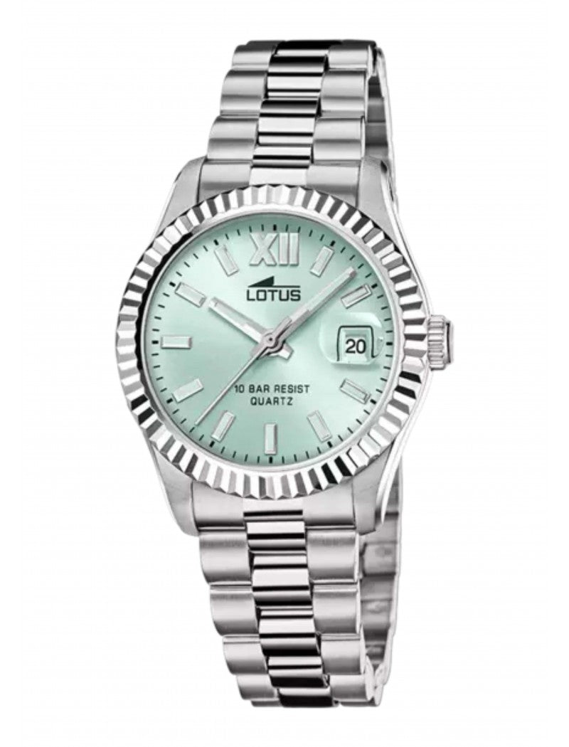 MONTRE LOTUS FREEDOM BRACELET ACIER INOXYDABLE L VERT, FEMME