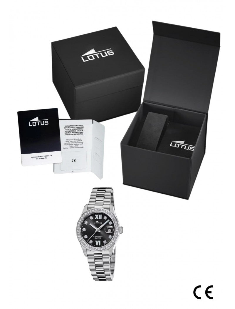 MONTRE FEMME LOTUS FREEDOM AVEC CADRAN NOIR