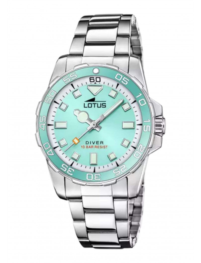 MONTRE TENDANCE LOTUS BRACELET ACIER INOXYDABLE L BLEU, FEMME