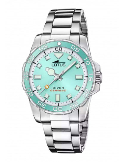 MONTRE TENDANCE LOTUS BRACELET ACIER INOXYDABLE L BLEU, FEMME