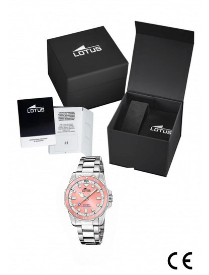 MONTRE TENDANCE LOTUS BRACELET ACIER INOXYDABLE L ROSE, FEMME