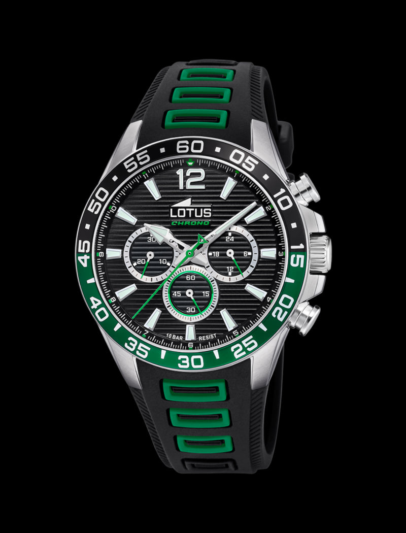 MONTRE NOIR, BRACELET CAOUTCHOUC, HOMME