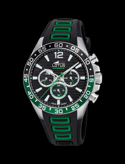 MONTRE NOIR, BRACELET CAOUTCHOUC, HOMME