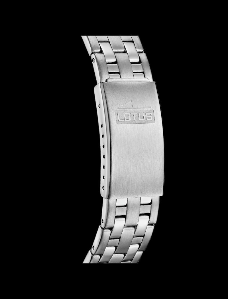 MONTRE CHRONO BLEU BRACELET EN ACIER INOXYDABLE HOMME