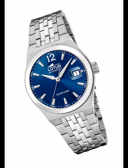 MONTRE AUTOMATIC BLEU BRACELET EN ACIER INOXYDABLE HOMME