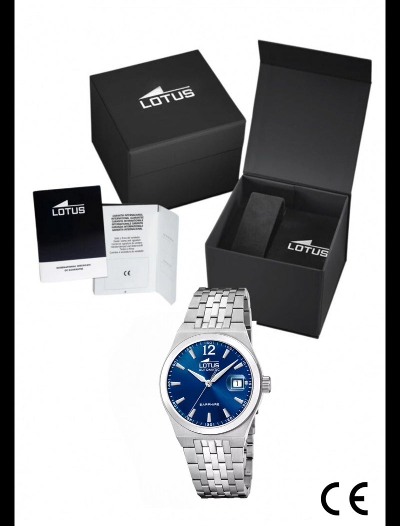 MONTRE AUTOMATIC BLEU BRACELET EN ACIER INOXYDABLE HOMME