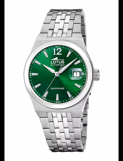 MONTRE AUTOMATIC VERT BRACELET EN ACIER INOXYDABLE HOMME