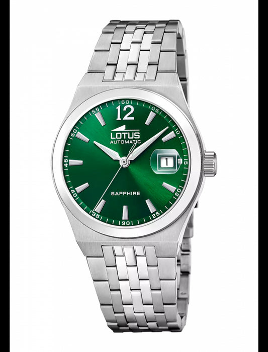 MONTRE AUTOMATIC VERT BRACELET EN ACIER INOXYDABLE HOMME