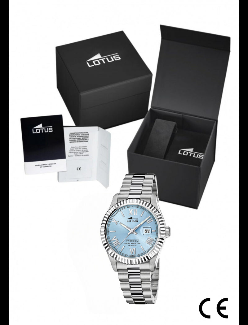 MONTRE HOMME LOTUS FREEDOM AVEC CADRAN BLEU