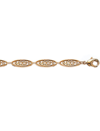 BRACELET  Plaqué or - 18 CM