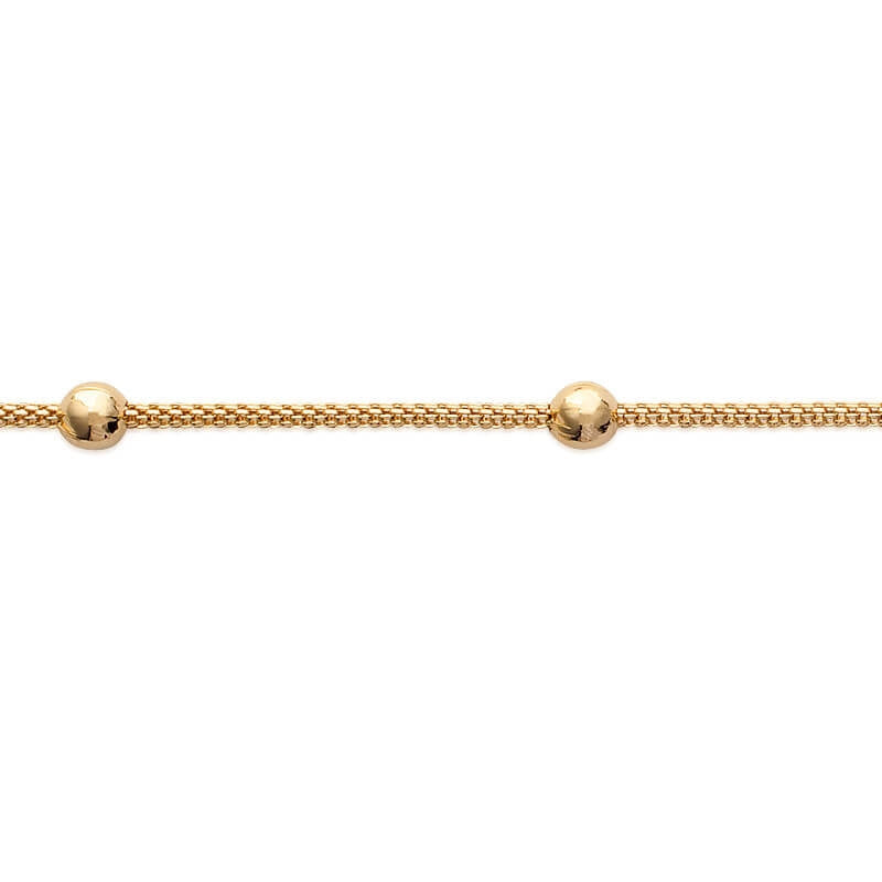 BRACELET Plaqué or - 19 CM