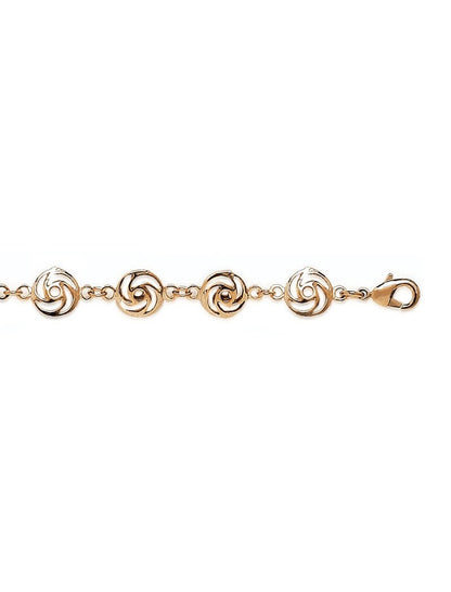 BRACELET  Plaqué or - 19 CM