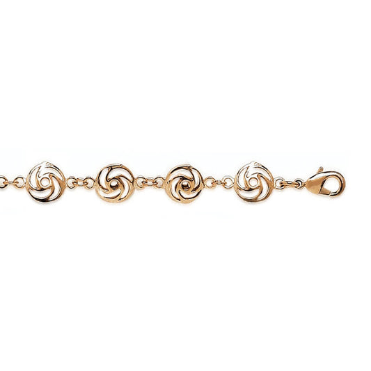 BRACELET  Plaqué or - 19 CM