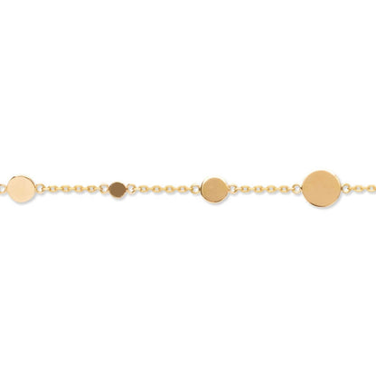 BRACELET Plaqué or - 16+2 - ROND