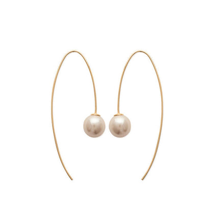 BOUCLES d'orilles  Plaqué or - PERLE