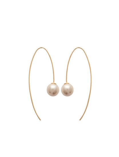 BOUCLES d'orilles  Plaqué or - PERLE