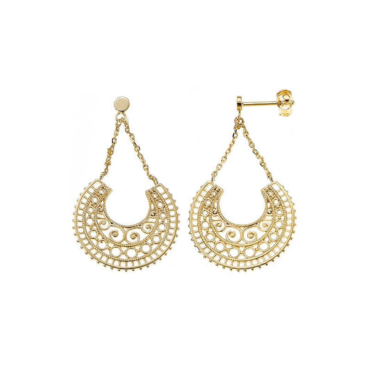 BOUCLES d'orilles  Plaqué or - PENDANTES