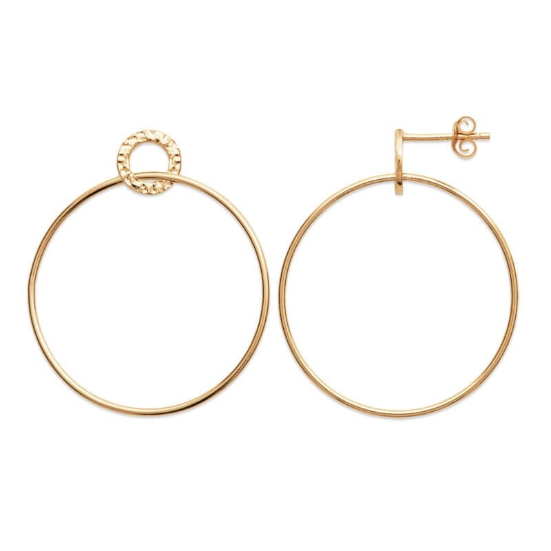 BOUCLES d'orilles  Plaqué or - PENDANTES