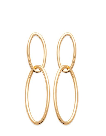 BOUCLES d'orilles  Plaqué or - PENDANTES