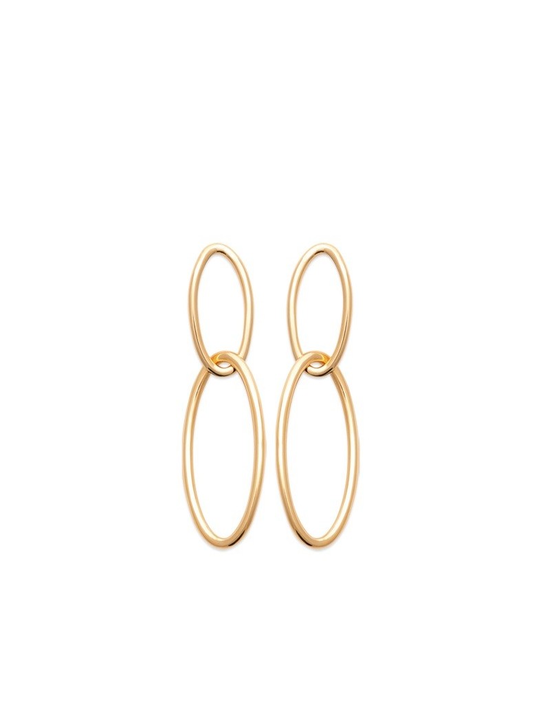 BOUCLES d'orilles  Plaqué or - PENDANTES