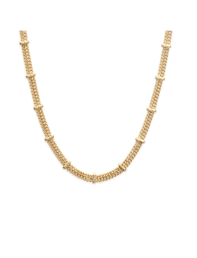COLLIER Plaqué or - 45 CM