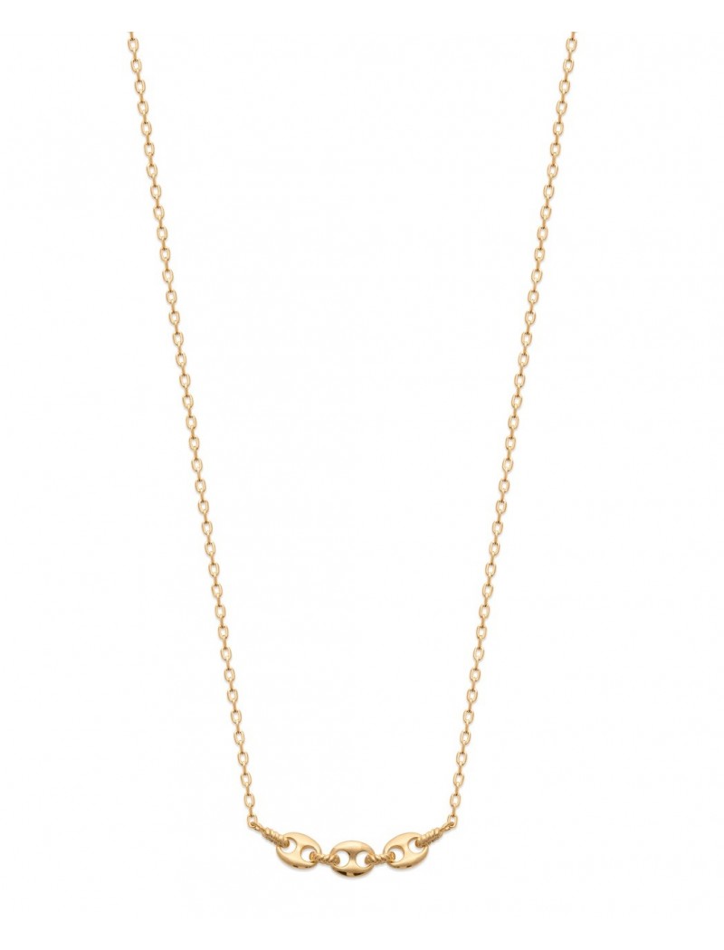COLLIER Plaqué or - 40+2+3 CM