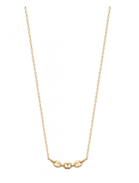 COLLIER Plaqué or - 40+2+3 CM
