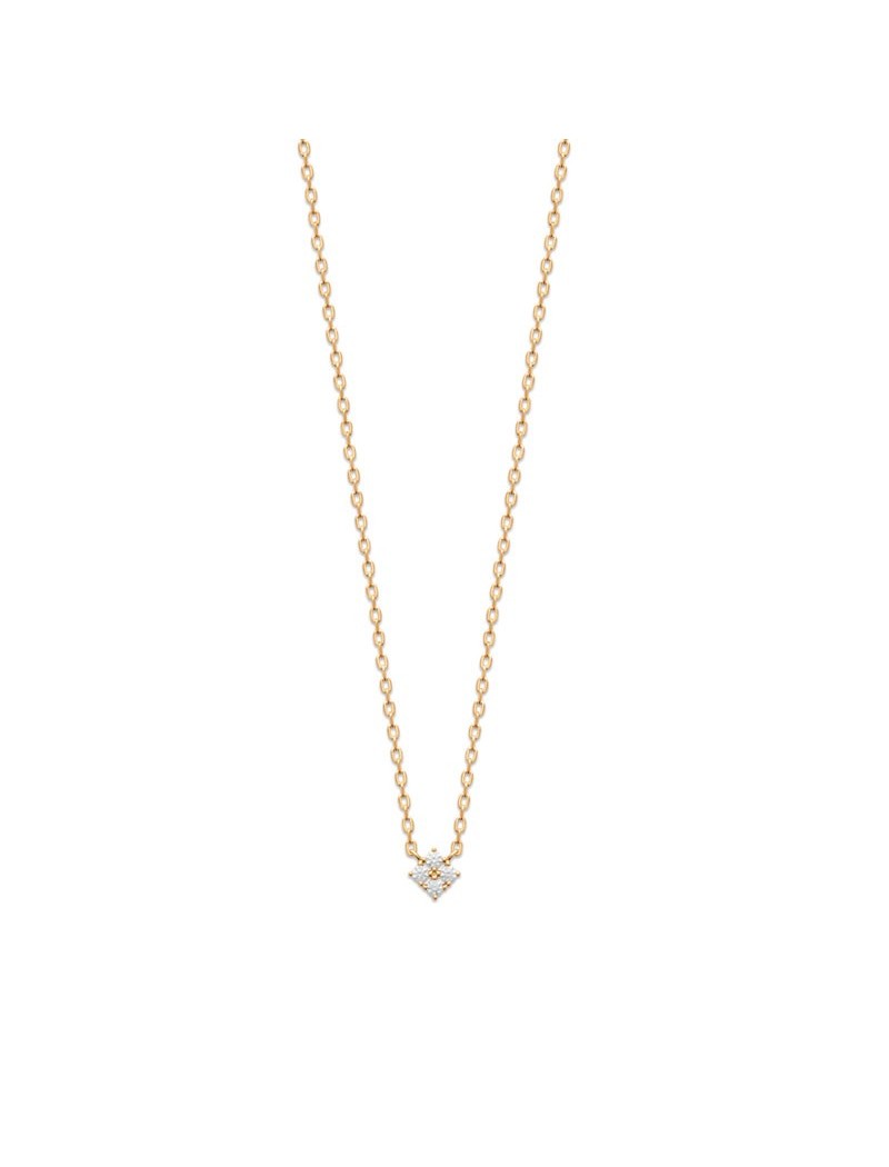 COLLIER40+3+2CM ZIRCONIA