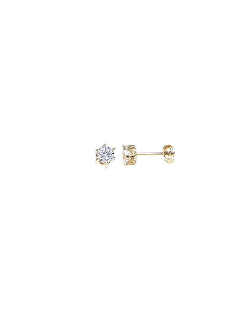 BOUCLES d'orilles Plaqué or - ZIRCONIA