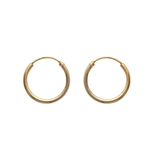 CREOLES Plaqué or - 20 MM