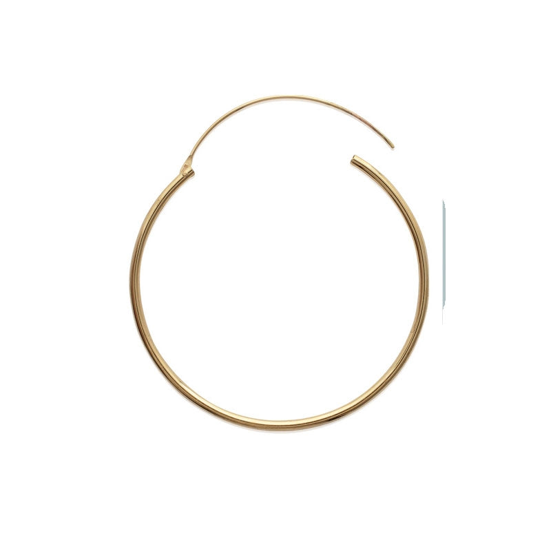 CREOLES Plaqué or - 50 MM