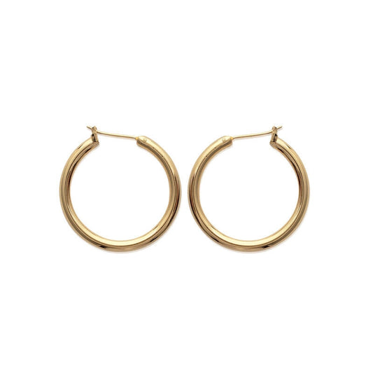 CREOLES Plaqué or - 30 MM