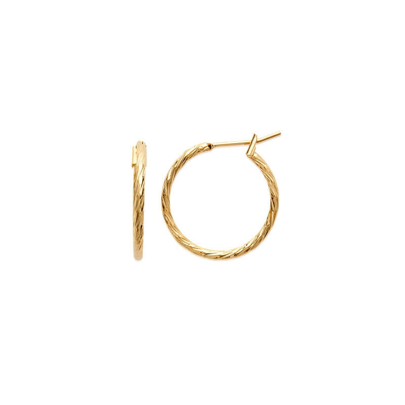 CREOLES Plaqué or - 20 MM